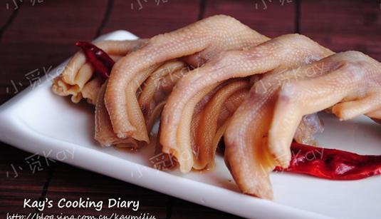 香糟鸭掌的做法