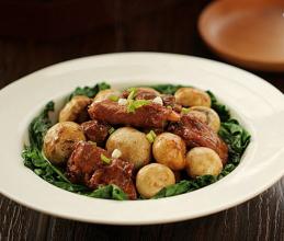 口蘑烧排骨的做法