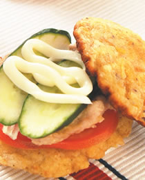 土司汉堡的做法