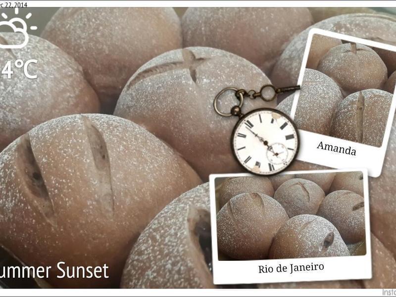 爆浆巧克力餐包(105T 面包机)的做法