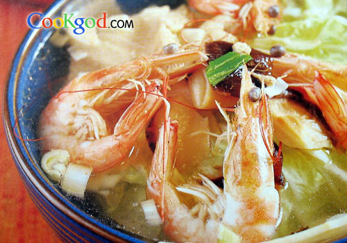 河虾汤的做法