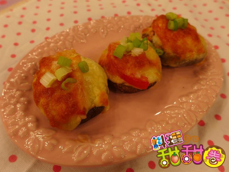 料理甜甜圈【菇菇料理】菇菇起司烧的做法