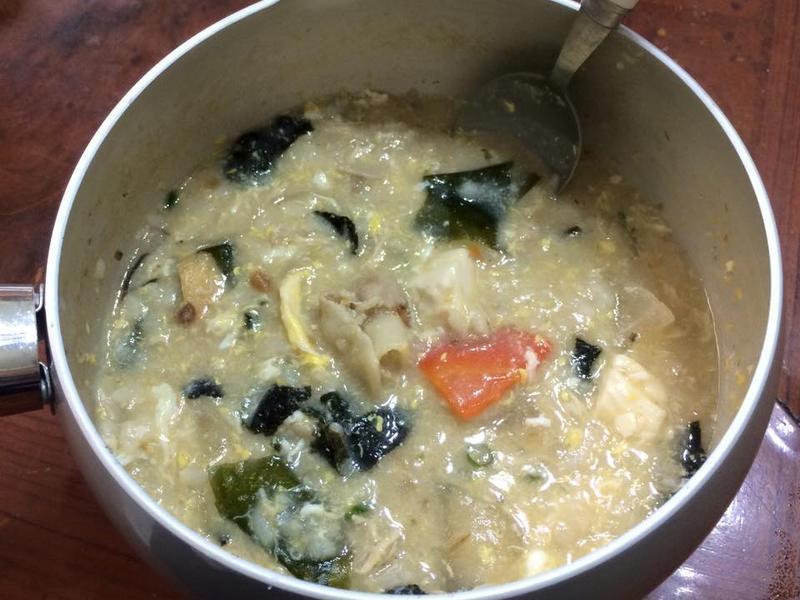 猪肉味噌稀饭的做法