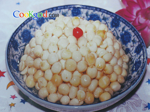 干蒸莲子的做法