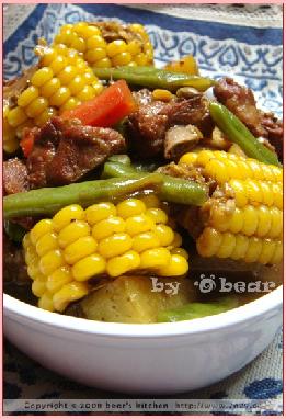 农家酱烧排骨的做法