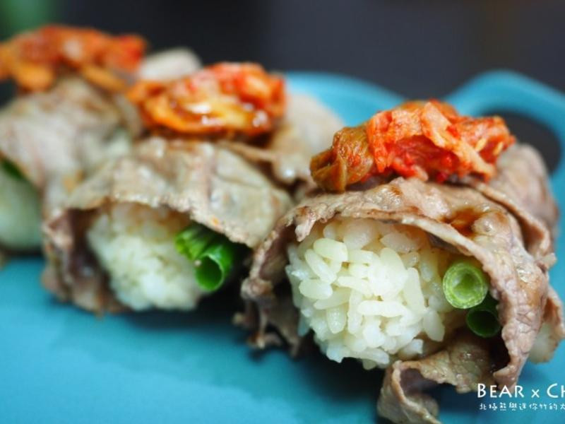 泡菜牛肉寿司的做法
