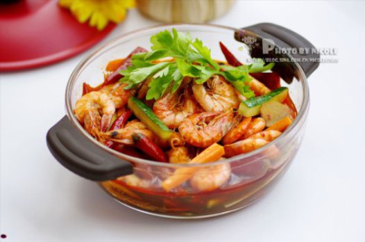 酸辣泡椒虾的做法