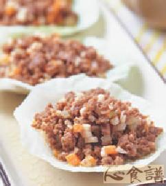 青蔬牛肉松的做法