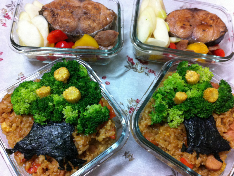 凯莉猫~~幸福便当(像大树一样高)的做法