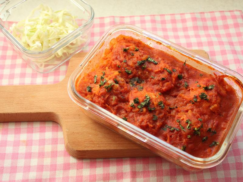 义式高丽菜丝珍珠丸的做法