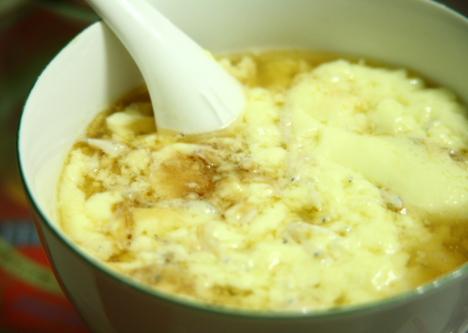 营养早餐- 银鱼蛋羹的做法