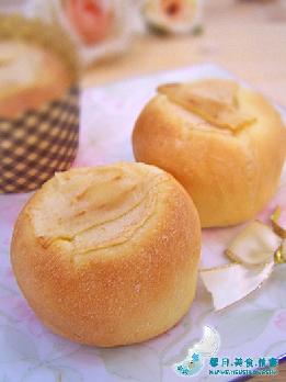 纸杯苹果面包的做法