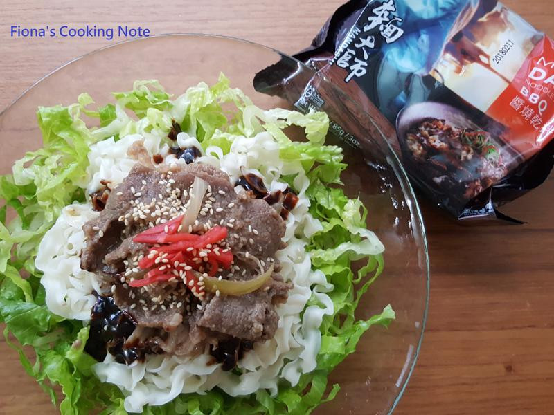 韩式烤肉酱烧干拌面的做法