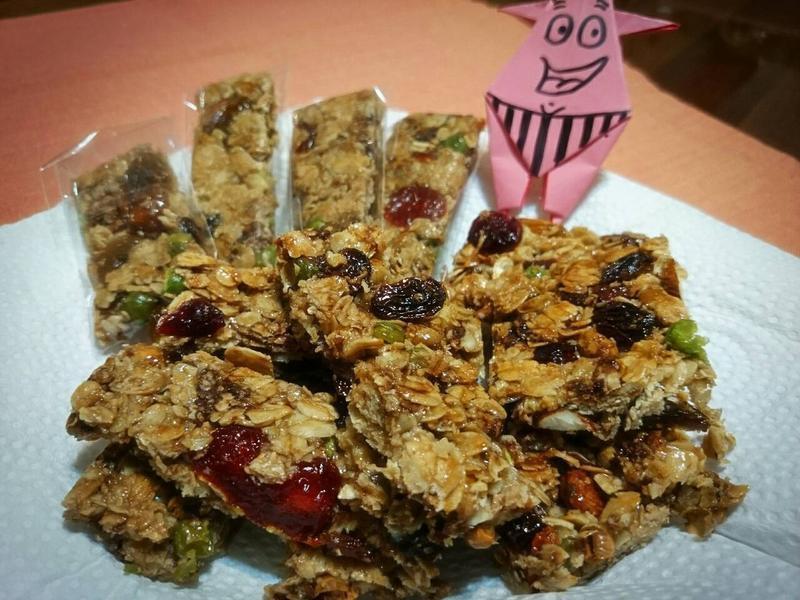 什锦坚果燕麦棒的做法