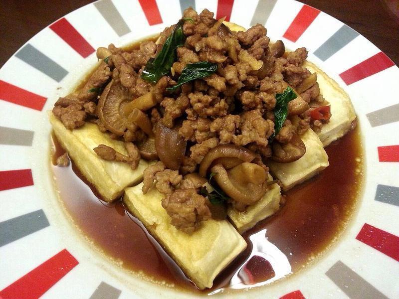 ? 塔香麻辣臭豆腐 ?的做法