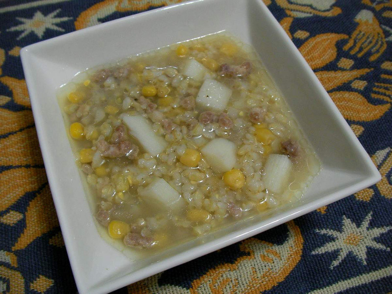 疗愈系山药玉米粥的做法