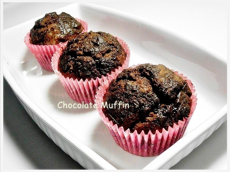 巧克力马芬蛋糕的做法