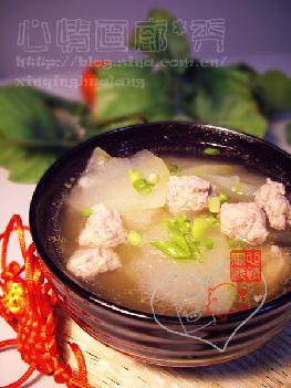 冬瓜丸子汤的做法
