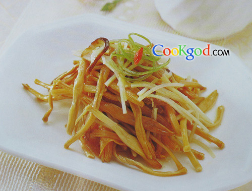 清炒黄花的做法