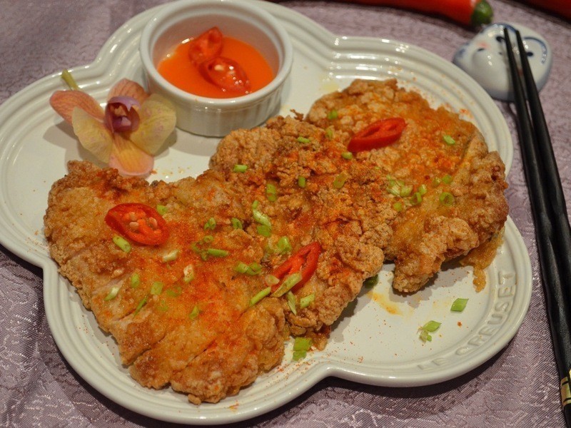 香酥辣味炸猪排的做法