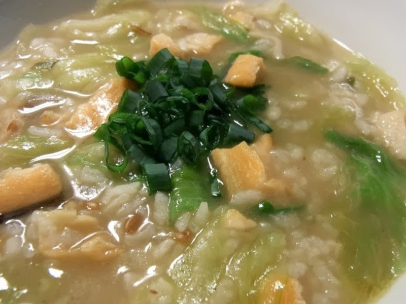 日式鲑鱼味噌杂炊粥的做法