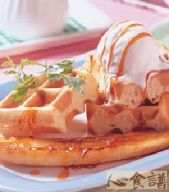 美式冰淇淋香蕉松饼的做法
