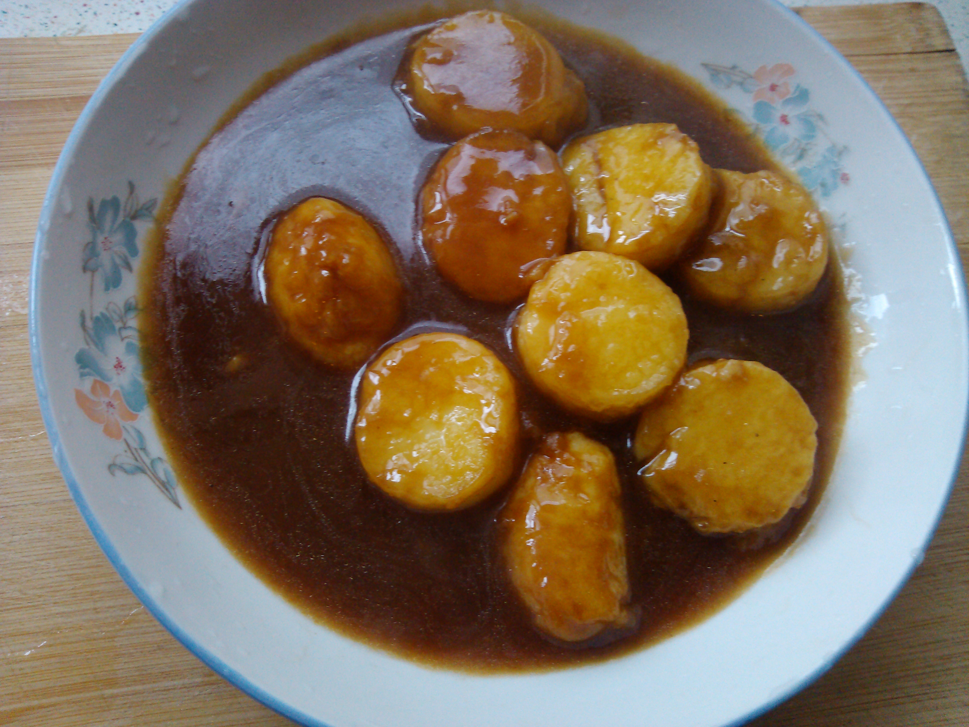 红烧 玉子豆腐 简单三步骤的做法