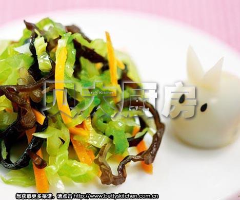 小兔菜丝的做法