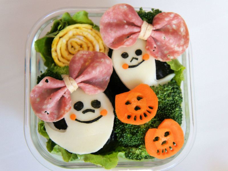 L小姐的万圣节便当的做法