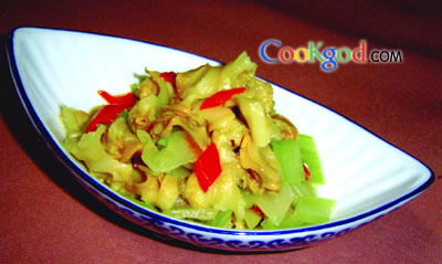 芥味螺片的做法