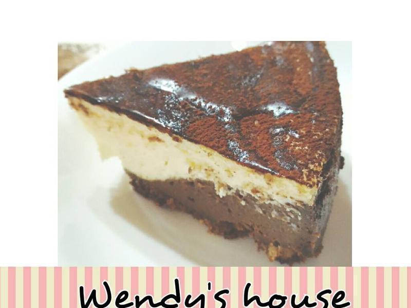 双拼!原味 X 巧克力重乳酪蛋糕的做法