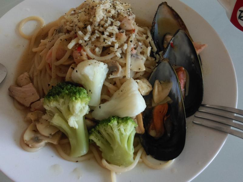 豪华海鲜义大利面的做法