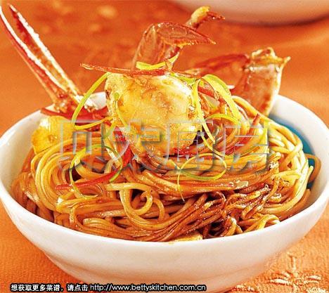 花蟹焗伊面的做法