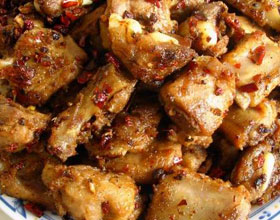 葱香孜然排骨的做法