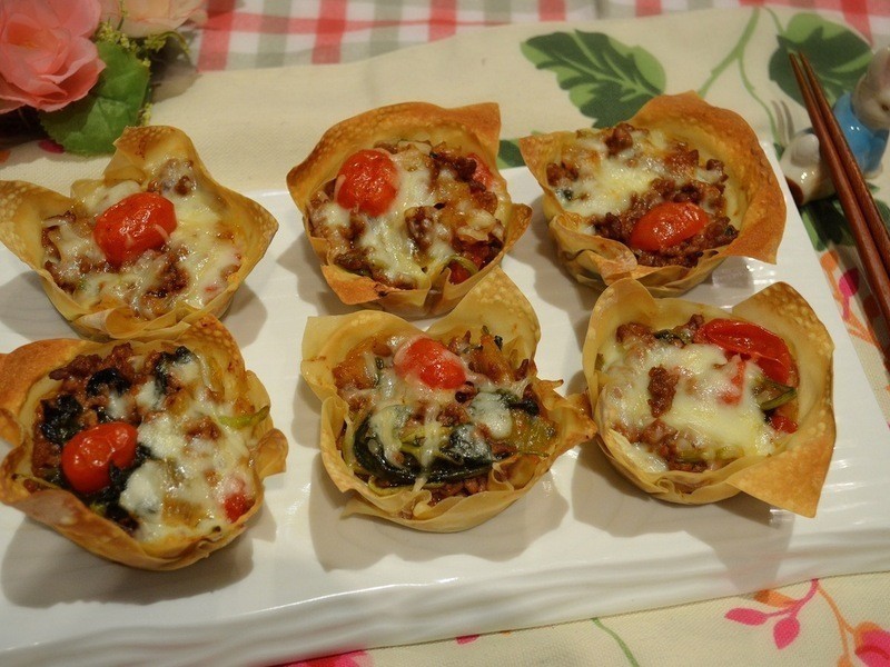 起司番茄肉酱杯的做法