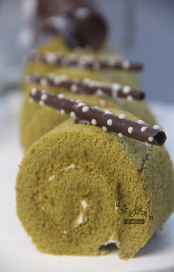 美味从心开始,抹茶蛋糕卷的做法