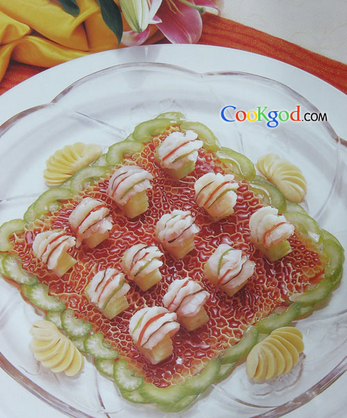 花肚虾卷的做法