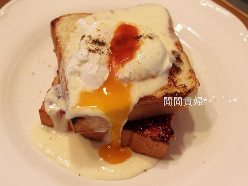水波蛋先生遇见果酱小姐【早午餐】的做法