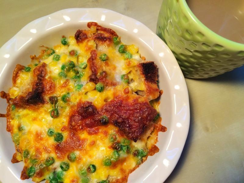 一人份! 起司玉米面包布丁的做法