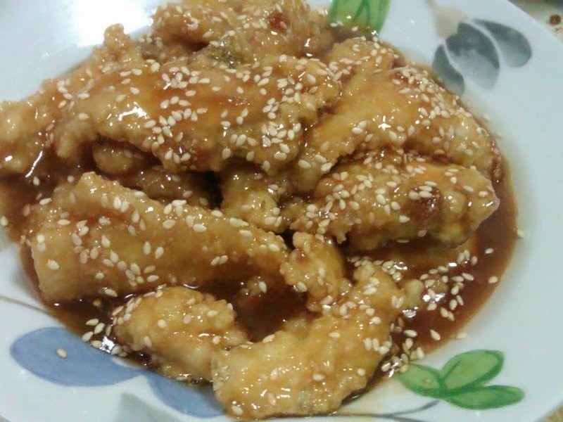 芝麻糖醋鱼片的做法