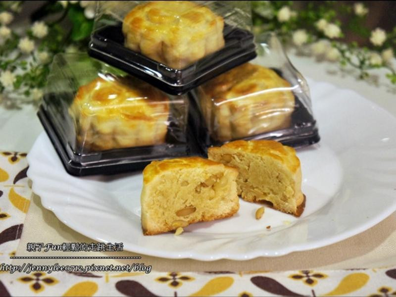 绿豆松子月饼的做法