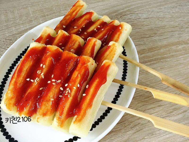 韩国炸年糕串的做法