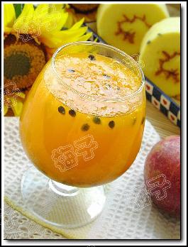 百香果汁的做法