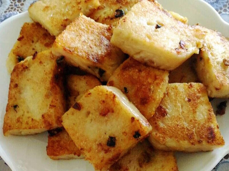 腊味糙米萝卜糕的做法