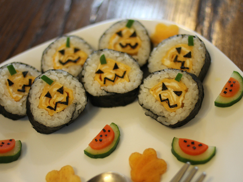 Kitty喵-南瓜寿司的做法