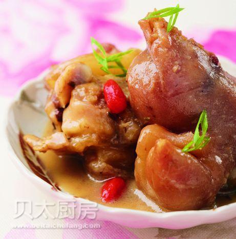 药膳猪蹄的做法