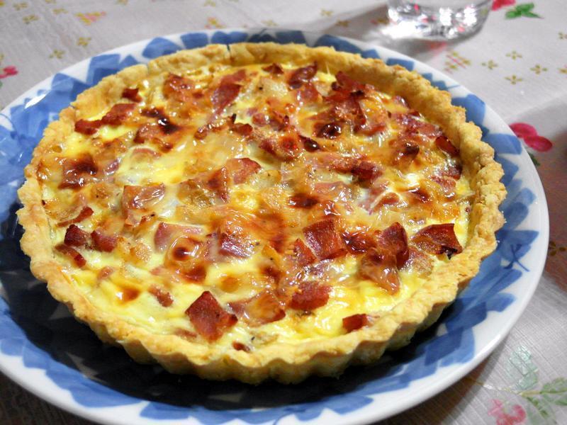 火腿洋葱咸派的做法
