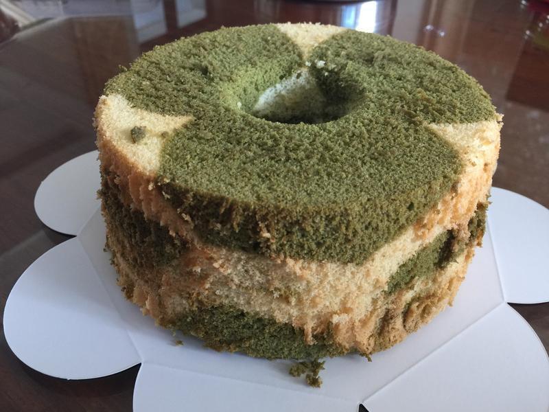 抹茶奶牛戚风的做法