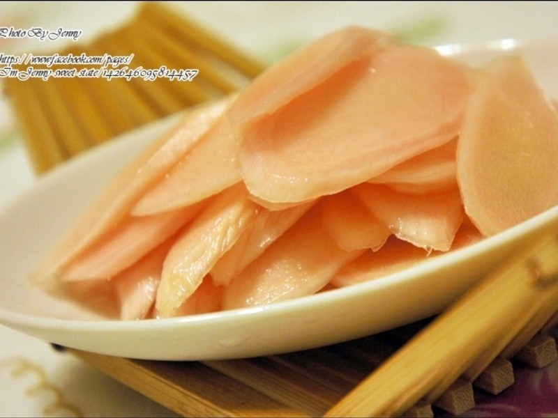 醃渍嫩姜片的做法