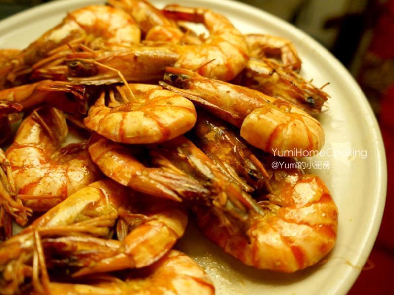 豉油皇炒虾的做法
